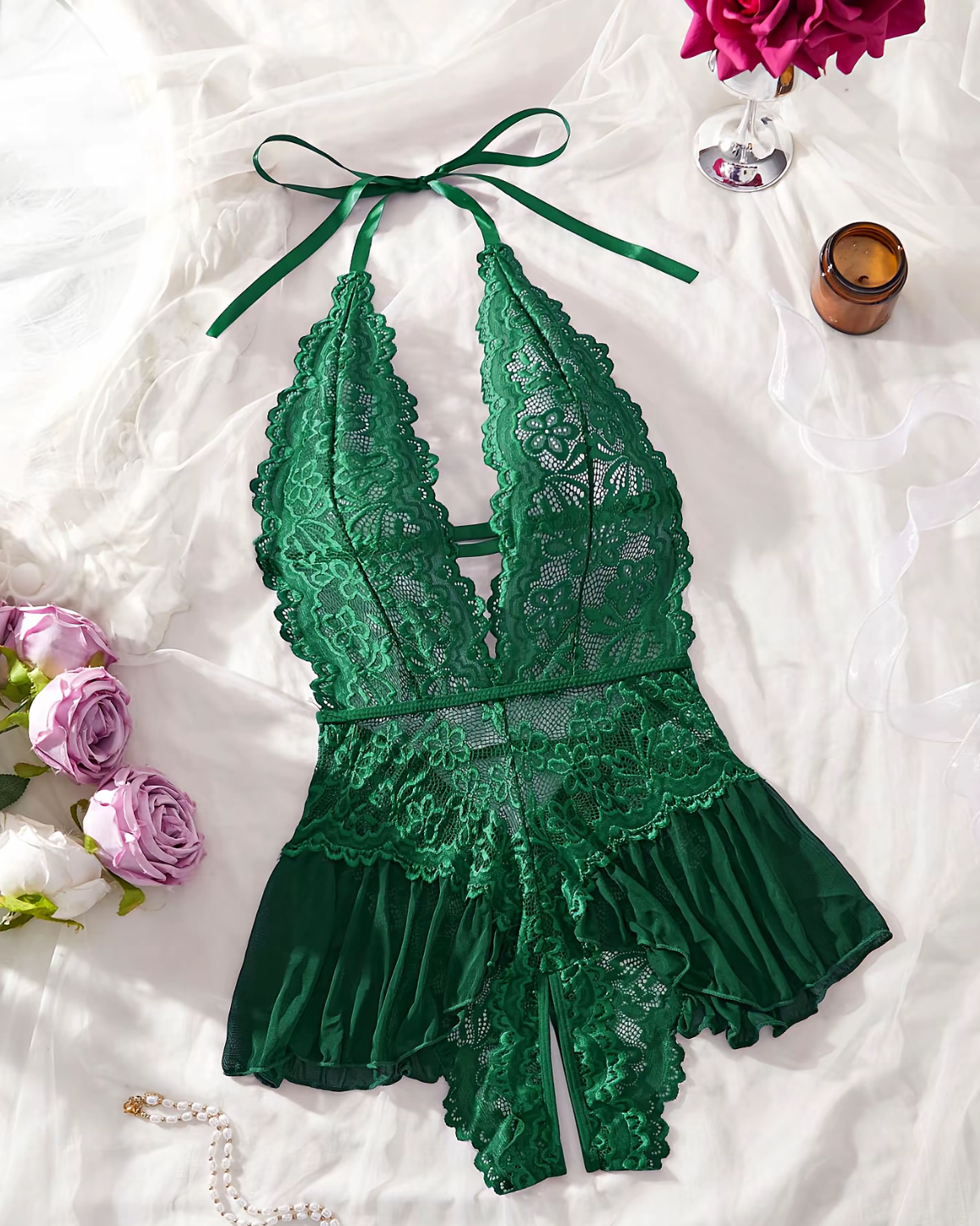 Women’s Sexy Open Crotch Bodycon Underwear