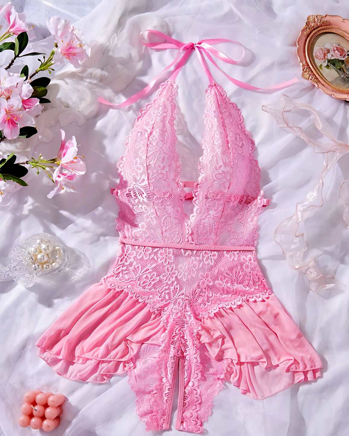 Women’s Sexy Open Crotch Bodycon Underwear